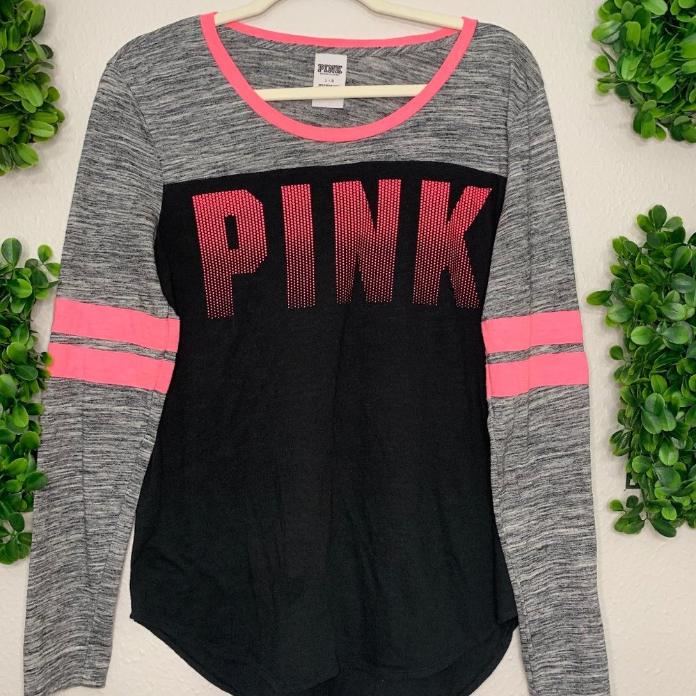 PINK Victoria's Secret Long Sleeve HOT PINK